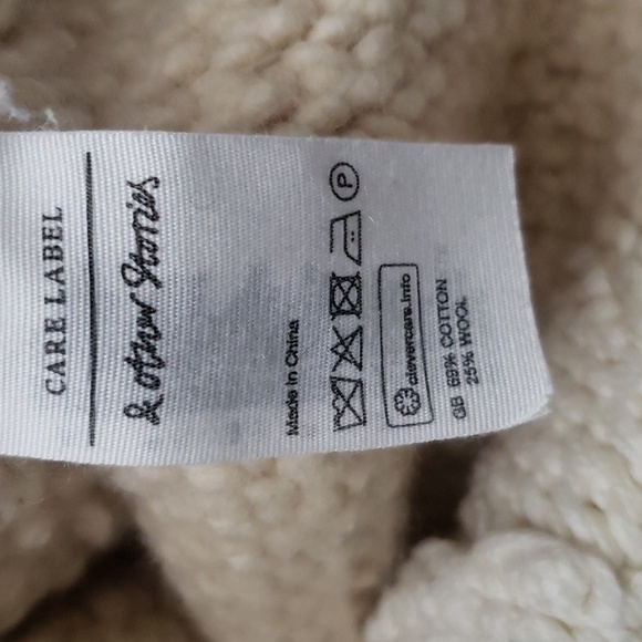 & Other Stories Chunky Cable Sweater Size XS - Picture 14 of 16